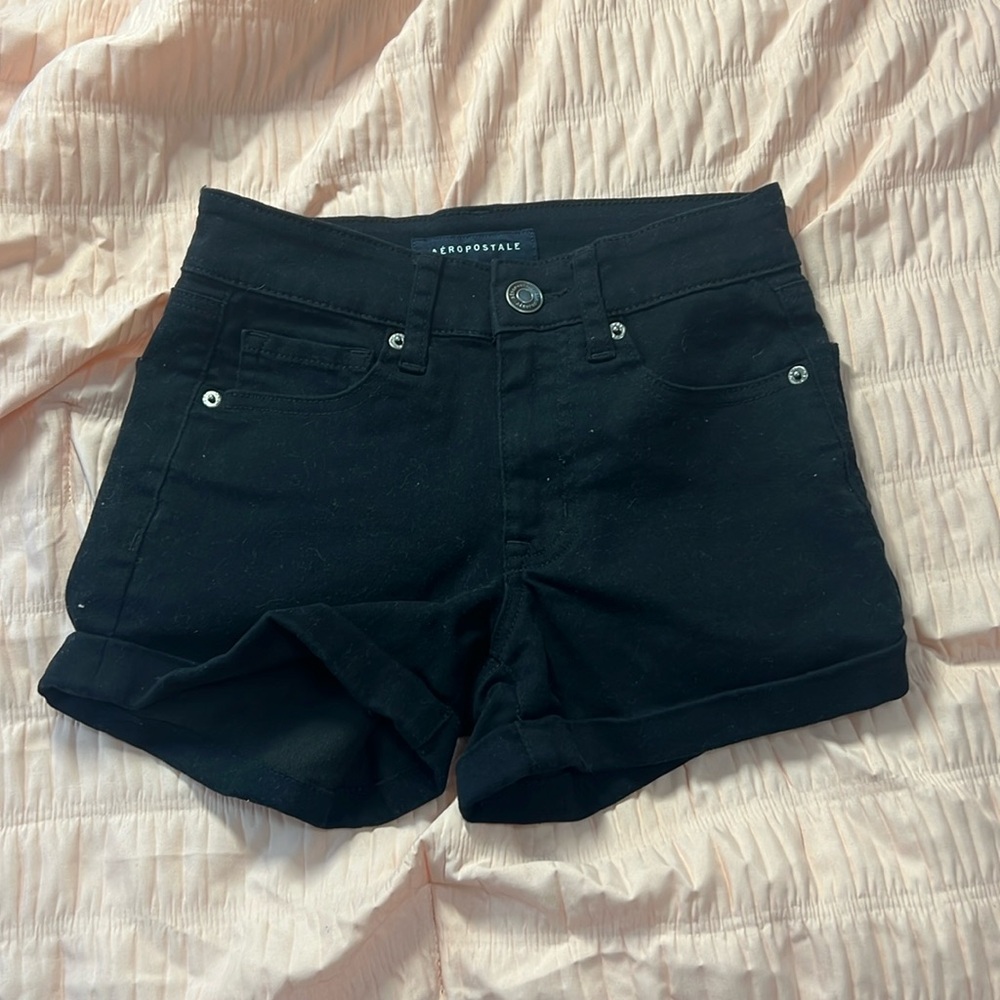 Black Aeropostale denim shorts